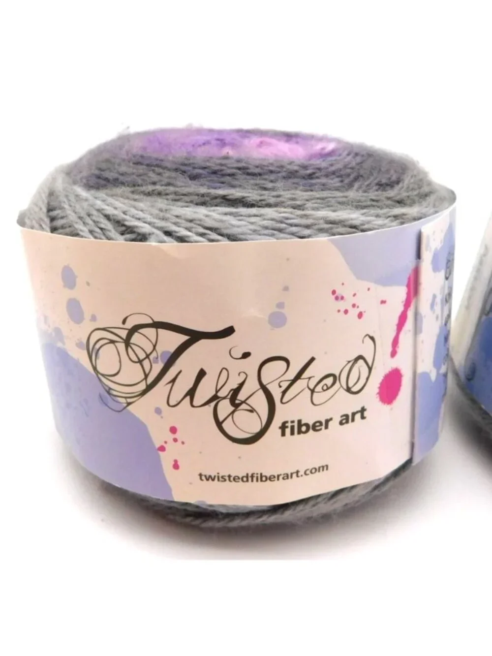 Twisted Fiber Art Muse Yarn 2 Skeins 50% Silk Merino Wool Passion Warlock